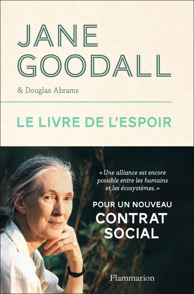 Livre de l'espoir écrit par Jane Goodall