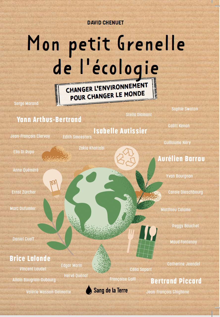 Livre Mon petit grenelle de l'écologie, avec une interview de Galitt Kenan, directrice du Jane Goodall Institute France