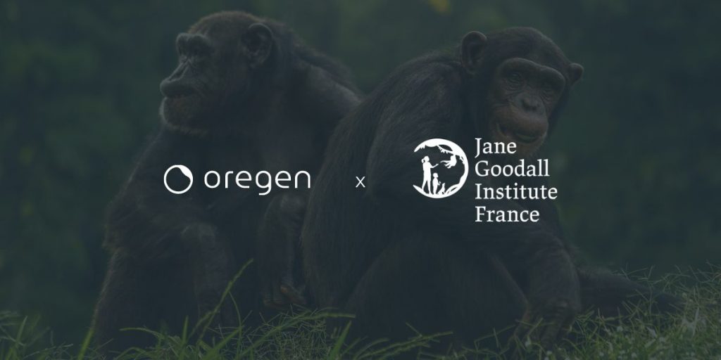 Partenariat Oregen et Jane Goodall Institute France NFTs