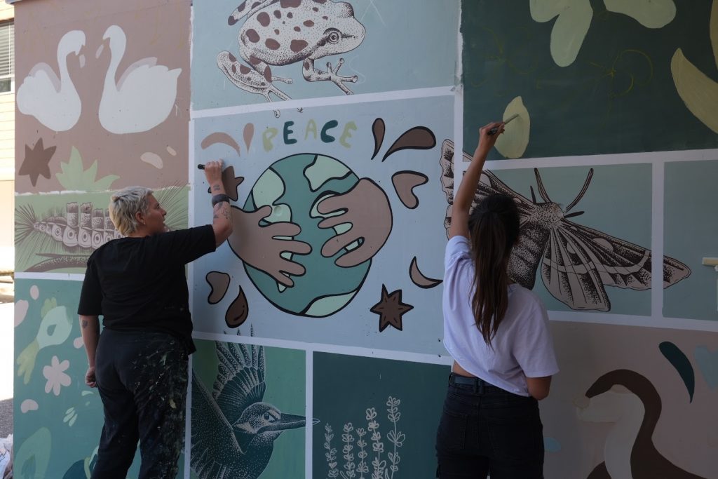 Une fresque en hommage à Jane Goodall à l’AgroToulouse